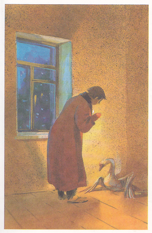 Нажмите для увеличения. Чехов, А.П. Каштанка. Иллюстрации В. Дугина (фото книги из фонда библиотеки)