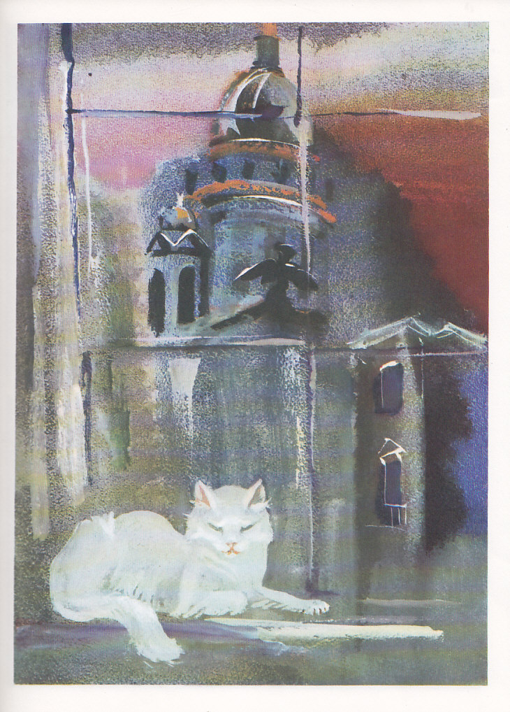 Нажмите для увеличения. Чехов, А.П. Каштанка. Иллюстрации Г.А.В. Траугот (фото книги из фонда библиотеки)